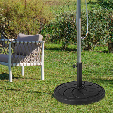 14kg Outdoor Umbrella Base, 45cm Round Table Market Umbrella Stand