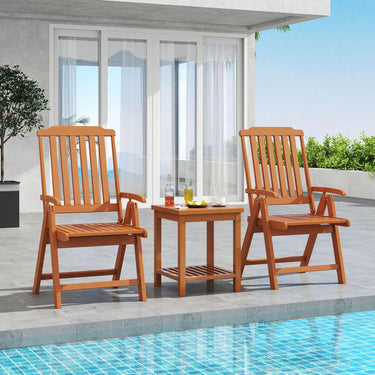 Foldable Patio Chair for Backyard Deck Garden Lawn Indoor