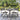 3-Piece Patio Bistro Set, Outdoor Bistro Table Set with Round Black Tempered Glass Tabletop and 2 Folding Chairs