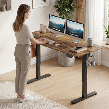 120 cm Height Adjustable Standing Desk with 3 Memory Presets