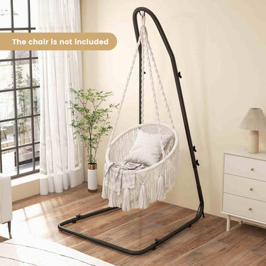 Hammock Chair Stand Adjustable Swing Chair Stand with Heavy-Duty Steel Frame
