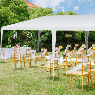 3m x 6m Canopy Tent, Waterproof Wedding Canopy with Wind Rope