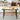 Sintered Stone Dining Table Rectangular Kitchen Table with Metal Frame