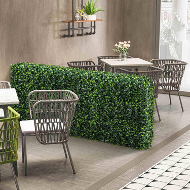 92 x 38 x 86 cm Fake Boxwood Privacy Fence with Realistic PE Leaves