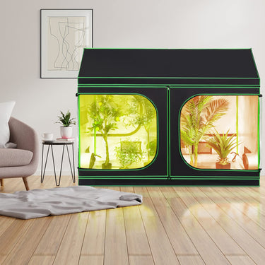 244cm x 122cm x 183cm Grow Tent, High Reflective Indoor Grow Tent with Observation Window
