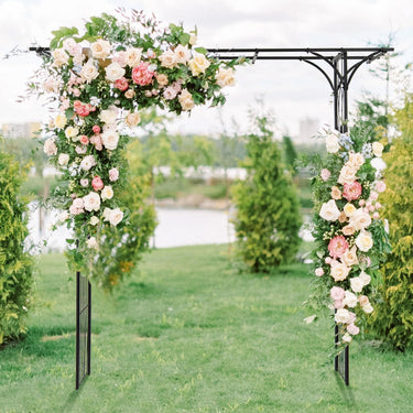 2M Garden Arbor, Metal Archway Perfect for Roses and Climbing Plants - PatiojoyAU