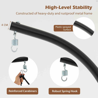 Hanging Swing Chair With Stand for Backyard