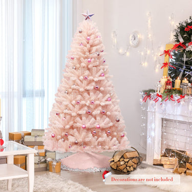 Pink Christmas Tree, Artificial Hinged Christmas Tree