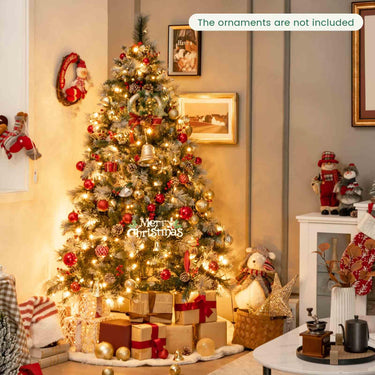 1.85M/2.15M Pre-Lit Christmas Tree with Pine Needle