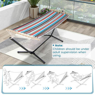 Portable Hammock with Stand for Garden