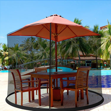 Patio Umbrella Netting, Outdoor Umbrella Table Screen