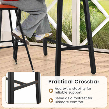 92 cm Patio Counter Height Bar Table
