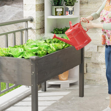 Raised Garden Bed, Elevated Planter Box with Legs, Drain Holes, Wood Planter Raised Beds - PatiojoyAU