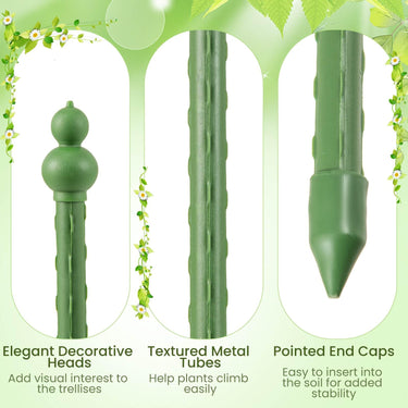 2-Pack Tomato Cage 145cm Tall Garden Plant Support Garden Trellis