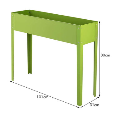 Raised Garden Bed, Elevated Growing Planter Box W/Legs & Bottom Drainage Holes