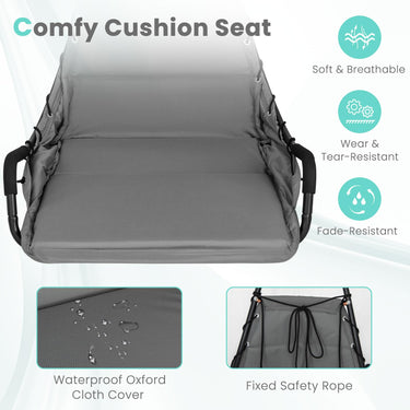 Hammock Swing Chair with Extra Large Padded Seat