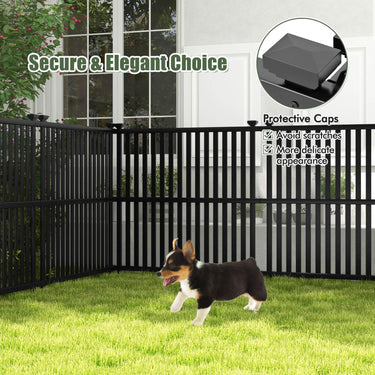 114 x 114 cm Privacy Screen with Metal Ground Stakes (Pack of 2)