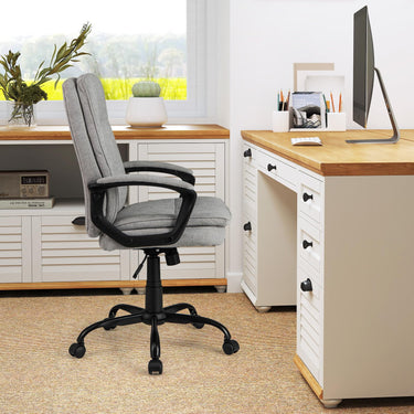 Height-adjustable Office Chair with Rocking Function and Armrest