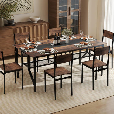 180cm Conference Table with Cable Grommet and Storage Shelf