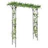 2M Garden Arbor, Metal Archway Perfect for Roses and Climbing Plants - PatiojoyAU