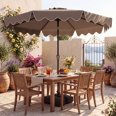2.8M Outdoor Market Table Umbrella for Garden Deck Backyard Pool