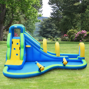 Inflatable Water Slide with Climbing Wall
