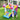 Inflatable Bounce House, 2-in-1 Kids Bouncer with Slide & Jumping Area