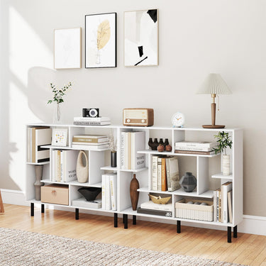Bookshelf with Metal Legs for Bedroom and Living Room