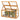Wood Cold Frame Greenhouse, Portable Raised Flower Planter Protection with Transparent Panels