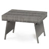 Outdoor Folding Wicker Table, Potable Rattan Coffee Table w/Large Weight Capacity - PatiojoyAU