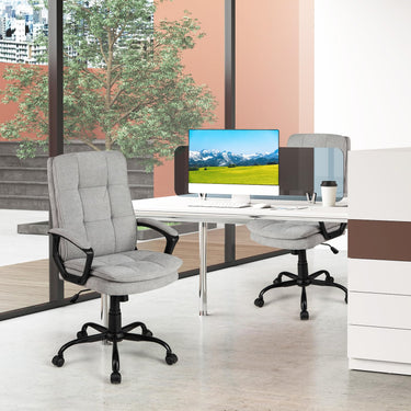 Height-adjustable Office Chair with Rocking Function and Armrest