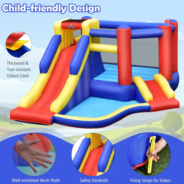 Inflatable Bouncy Castle with Long Slide