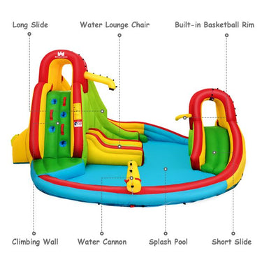 Inflatable Water Slide Jumping Castle with Two Slides Trampoline