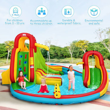 Inflatable Water Slide Jumping Castle with Two Slides Trampoline