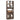 Tall Freestanding Bookshelf with Drawer and 7 Open Cubes